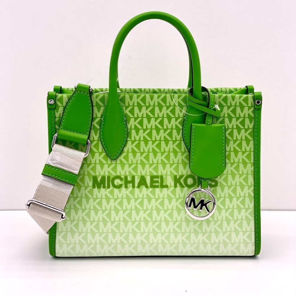 Michael Kors Mirella Small Ombré Signature Logo Crossbody Bag - Picture 6 of 12
